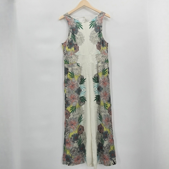 Anthropologie Pants - Anthropologie Corey Lynn Calter Floral Metalic Pant Jumpsuit